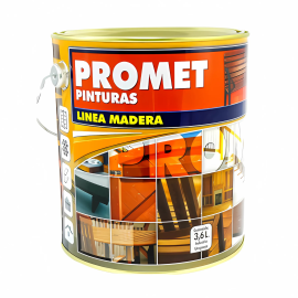 BARNIZ PROMET  BRILLANTE CAOBA 1/4LT.