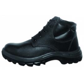 BOTÍN DE CUERO NEGRO, PTA.PLÁSTICA,Talle:43 WORKSAFE