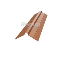 CUMBRERA LISA CON CRESTA COLOR CUBRE 1.10mts