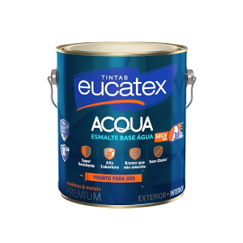 ESMALTE ACQUA 3.6 lts ACETINADO NEGRO(PRETO)