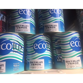 ESMALTE BRILLANTE ECOLUX NEGRO MATE 3.6L
