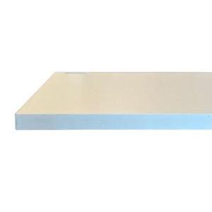 ESTANTE MDF CON CANTO 1200X400X18mm BLANCO