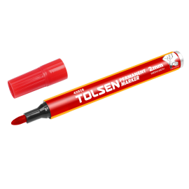 MARCADORES PERMANENTE ROJO RED TOLSEN
