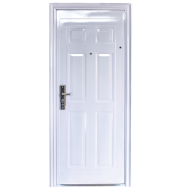 PUERTA SEMIBLINDADA BLANCA IZQUIERDA