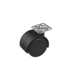RUEDAS GEMELAS NYLON BASE 1.1/2