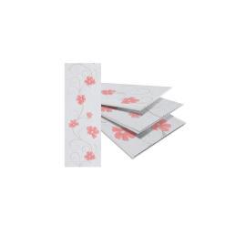 TABLILLA LAMBRIZ TOP LUXO FLORAL VERMELHO (6MTSX25CM)