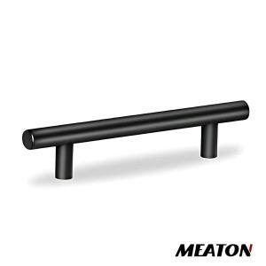 TIRADOR ARCADIA NEGRO PINTADO 192MM AC.INOX