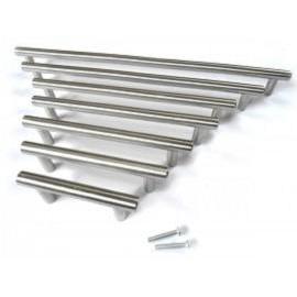 TIRADOR CANELO 256MM-BARRAL DE ACERO INOX.